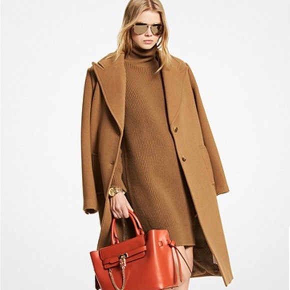 MICHAEL MICHAEL KORS Wool Melton Oversized CoatStyle# MF2207MF8P size M